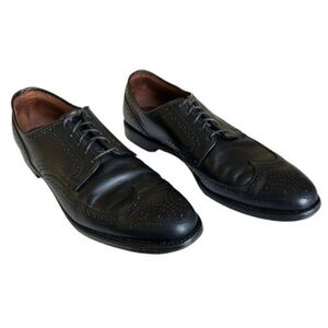 ALLEN EDMUNDS STUGGART BLACK LEATHER OXFORD SHOES SIZE 13